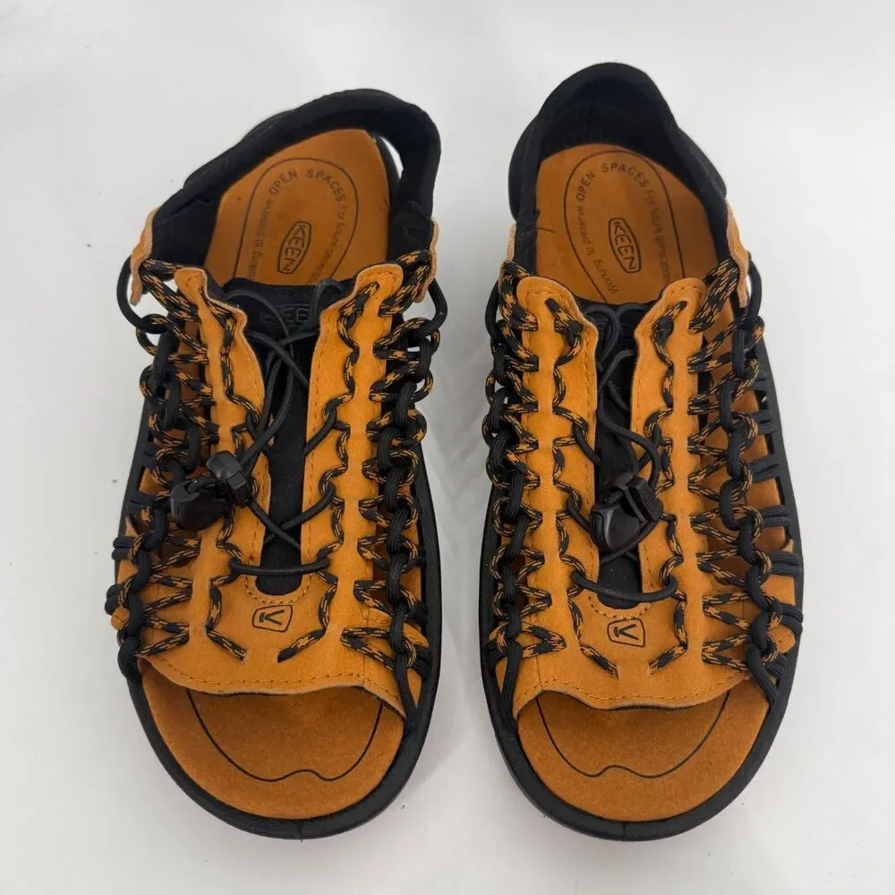 KEEN Sandals Uneek 2 Open Toe Woven Water Hike Outdoor Gorpcore Mens Size 9.5